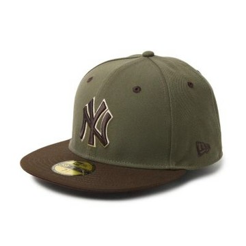 NEW ERA 男女 59FIFTY 日版 NE MLB CAMO COLOR 紐約洋基 橄欖綠/核桃 NE14952272