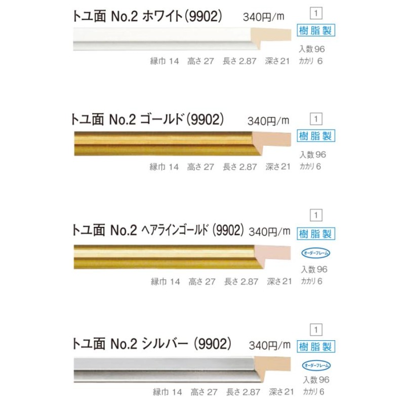 油彩 油絵用額縁 ジーニー F20 (P20 M20) ゴールド 金 -新品-