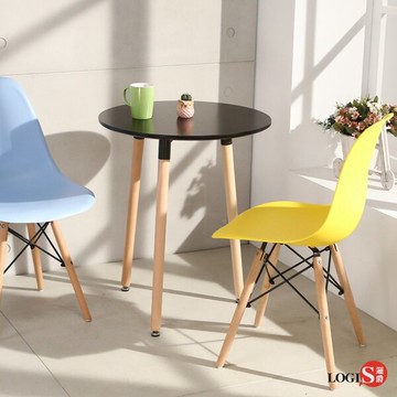 自然簡約北歐60CM圓形桌/ 圓桌/ 工作桌/ 書桌/ 休閒桌 【LOGIS邏爵】【C60B】