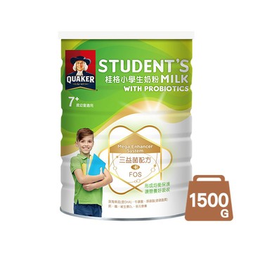 桂格 小學生奶粉三益菌配方1500g