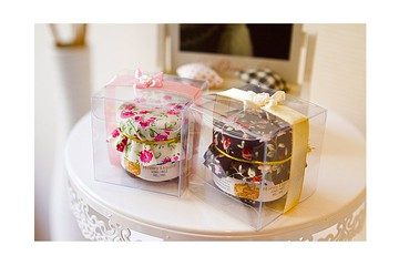 透明盒裝-鄉村風布帽小蜂蜜-禮盒 早餐 點心 喝茶 婚禮 感謝禮