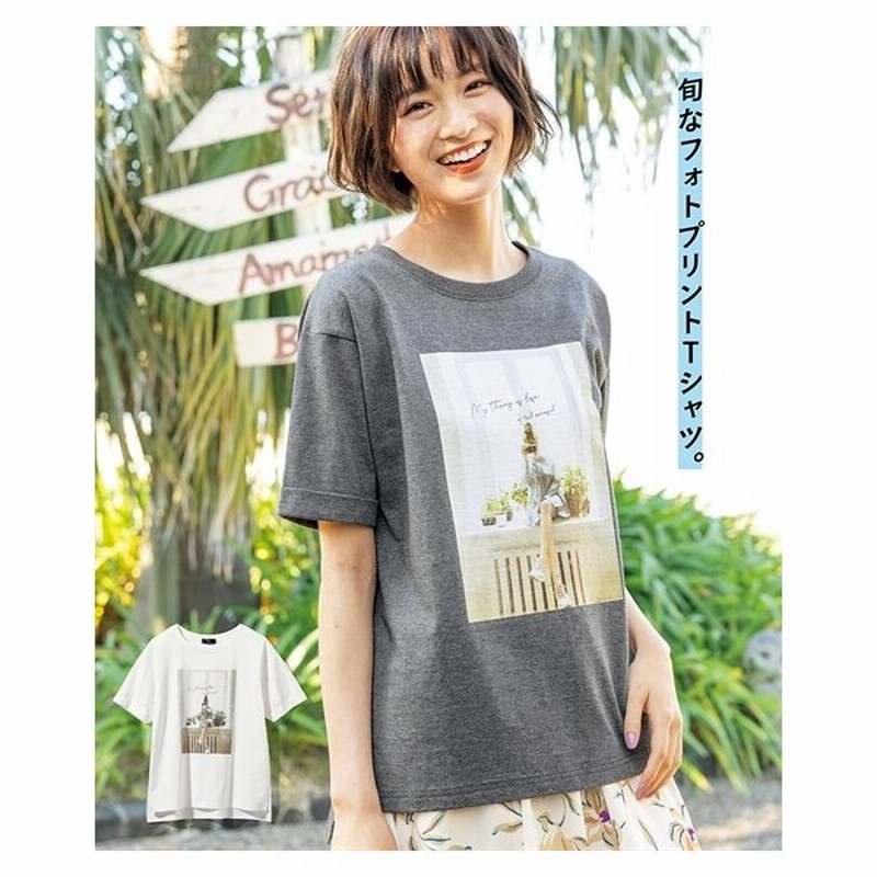 大きいサイズ フォトプリントｔシャツ トップス チュニック 30代 40代 50代 女性 夏 春 秋 大きいサイズ レディース 40代 50代 通販 Lineポイント最大0 5 Get Lineショッピング