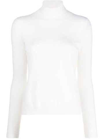 Câllas Milano - brushed roll neck jumper - women - Polyamide/Virgin Wool - S - White