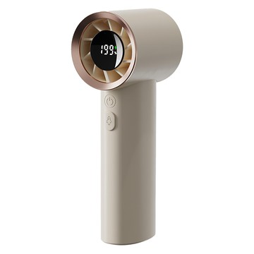 SOTHING 向物 高速手持風扇 引擎數顯版  8小時續航  3600mAh大容量電池  170g小巧輕便  杏白色  1個