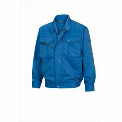 TS DESIGN 長袖ブルゾン ブルー 作業服 ユニフォーム