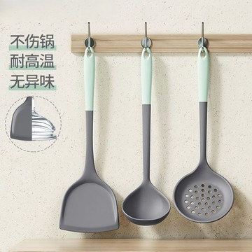 硅膠食品級家用鏟子湯勺漏勺不粘鍋專用炒菜鍋鏟耐高溫廚具不傷鍋