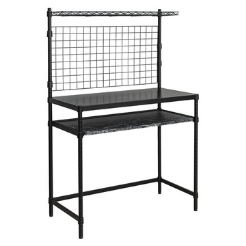 【dayneeds】90x45x135cm輕工業風電腦工作桌 兩色可選