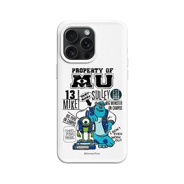 iPhone 15 Pro Max SolidX 白 - 迪士尼-皮克斯 PIXAR - Monster University 復古風