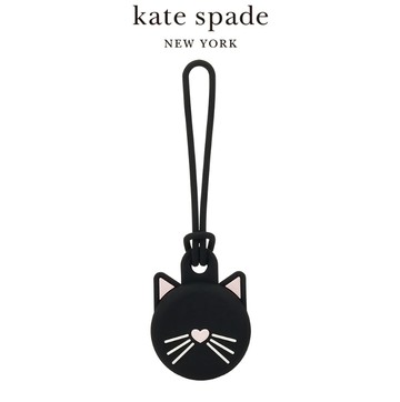 【kate spade】AirTag 保護套 俏皮黑貓