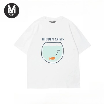 【MMU】有貨100%純棉 慵懶風 卡通印花T Oversize 寬鬆短T 落肩短踢 短袖T恤 短袖上衣 女上衣 男T恤