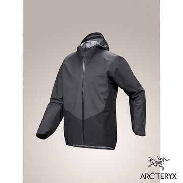 【Arcteryx 始祖鳥官方直營】男 Norvan 防水外套 墨灰/黑