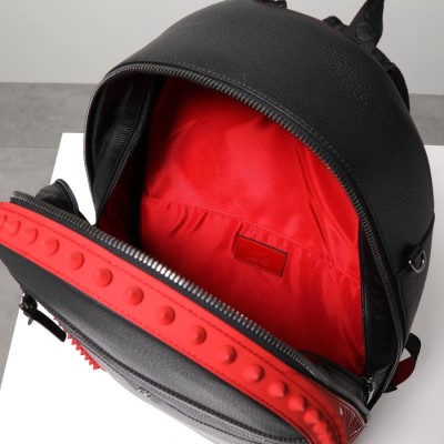 Christian Louboutin Backparis レザーリュック Backparis leather backpack in black - Christian Louboutin