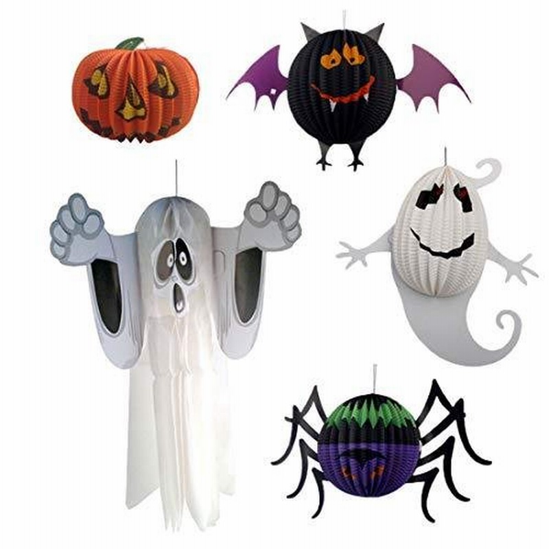 5種類セット 3d 提灯 ハロウィン 飾り 紙製 紙提灯 折りたたみ ランタン おばけ かぼちゃ ゴースト コウモリ クモ Ledライト 壁掛け By 通販 Lineポイント最大0 5 Get Lineショッピング
