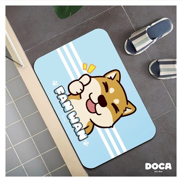 【Doca 豆卡頻道】線條系列 軟式珪藻土地墊線條飯丸  (60x40cm)