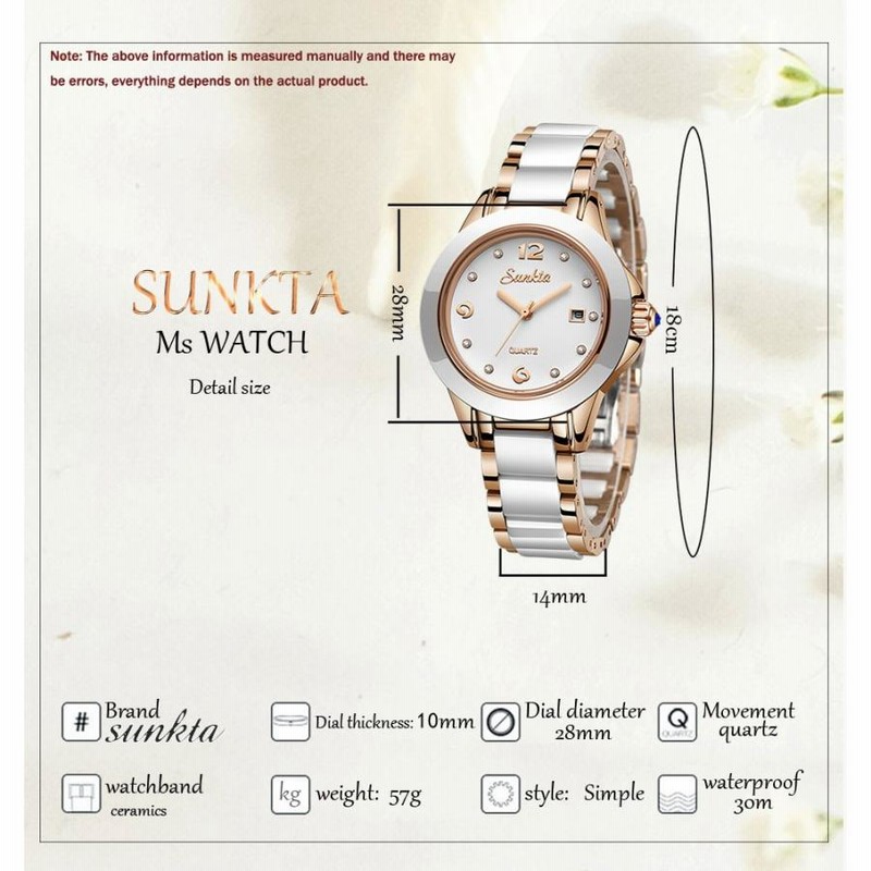 腕時計 レディース SUNKTA 女性用防水高耐摩耗性ガラス 腕時計 レディース SUNKTA 女性用防水高耐摩耗性ガラス