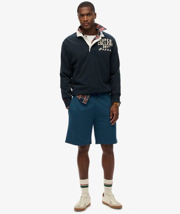 Superdry Men's Plain Shorts Blue Size: M