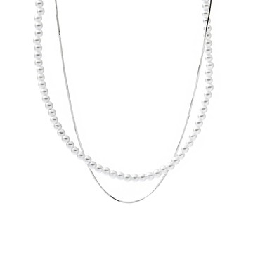 [韓國] [純銀] 晨曦映珠鎖骨鍊 / Dawn Glow Necklace