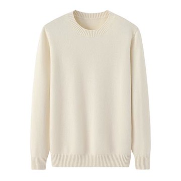 羊絨衫女圓領加厚秋冬寬松休閑顯瘦純色毛衣毛衫打底衫針織衫K975