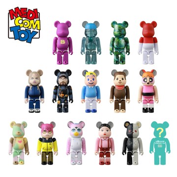 隨機1款 be@rbrick 庫柏力克熊 50代 盒玩 公仔 擺飾 積木熊240640