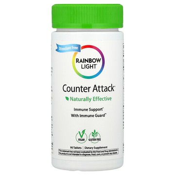 Rainbow Light, Counter Attack，不含興奮劑，90片