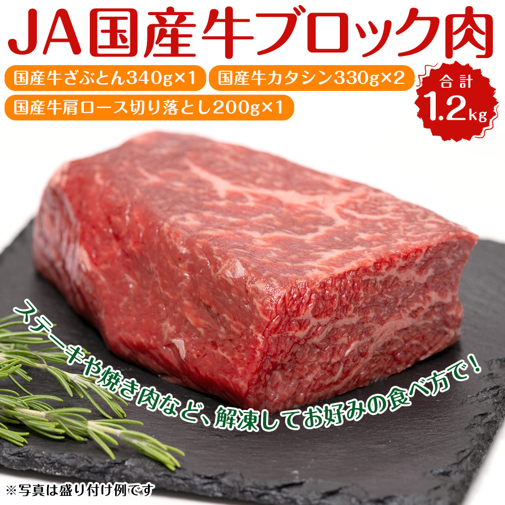 JA国産牛ブロック肉セット