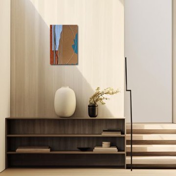 御畫房 當代國家級展覽畫家 抽象系列手繪油畫70×100cm(DB-141)