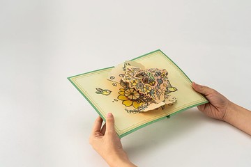 YOTTA課程專用 | 永恆珍藏 | 雷射切割材料包 | 可書寫萬用立體卡