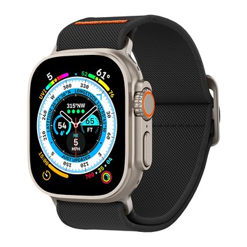 Spigen Lite Fit Ultra Apple Watch 錶帶  Apple Watch 49/46/45/44mm  黑色  1個
