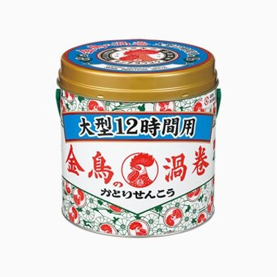 大日本除虫菊 キンチョー 金鳥の渦巻 大型 12時間用 40巻(缶) | LINE