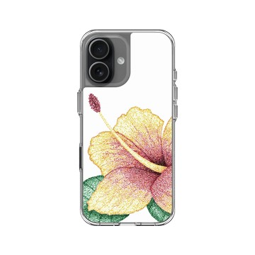 iPhone 17 Clear Case（相機按鈕） 透明 - MOLECULARTS - 朱槿花