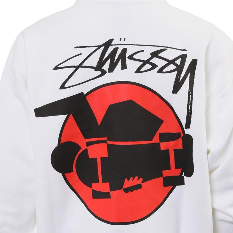 STUSSY スムース ストックロゴ パーカー SKATEMAN HOODIE 1924824