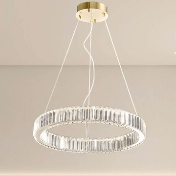 水晶LED三色變光餐吊燈 F21-2023-3