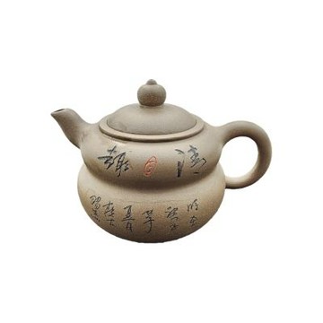藏古祥館   灰泥茶壺   RYB50