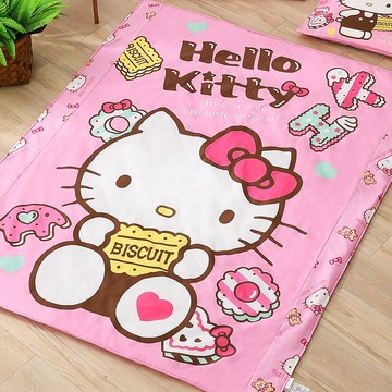 鴻宇 HongYew - 兒童涼被 四季被 日本抗菌 美國棉棉被 Hello Kitty-繽紛甜心-粉