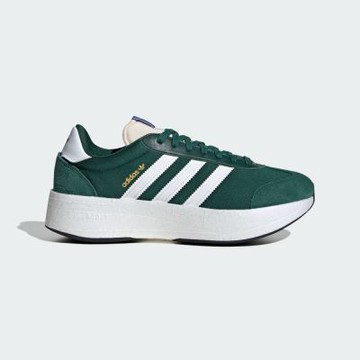 Adidas 愛迪達 City RNR [JH9647] 男女 運動休閒鞋 舒適 綠 緩震 復古 麂皮