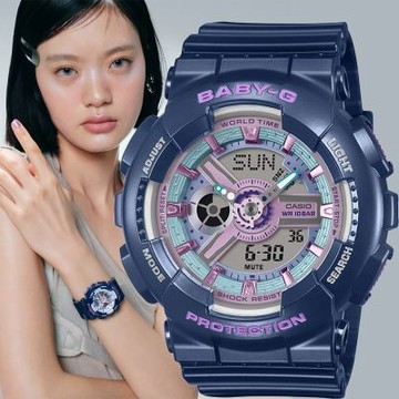 CASIO 卡西歐 Baby-G Y2K 閃耀時尚雙顯女錶 手錶 電子錶 學生錶 夏日煥新提案 送禮推薦 BA-110MC-2A