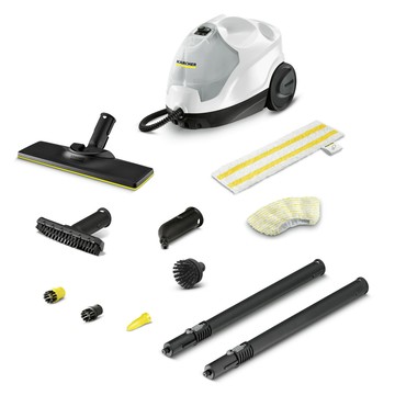 【KARCHER德國凱馳】快拆式蒸氣清洗機 SC4 EasyFix白色款 SC4EW 電洽0968-894194
