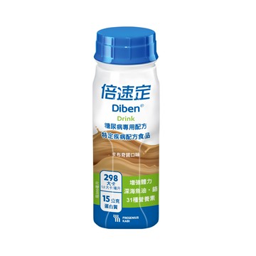 【單罐售】倍速定 糖尿病專用配方 卡布奇諾口味 200mlx24罐/箱購 倍速、魚油、膳食纖維 憨吉小舖