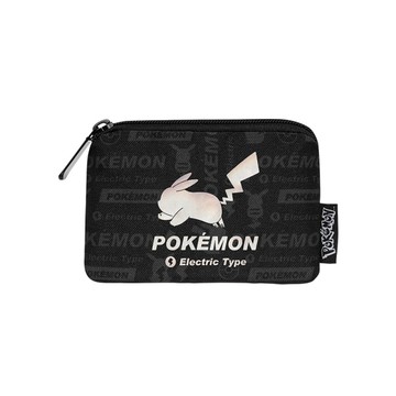 【Pokemon】 寶可夢票卡零錢包夾-黑色 PK00C06BK
