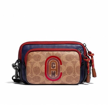 COACH 經典標志PACER雙層小手袋單肩斜跨包 斜背包男士單肩包 89478  ~【 菲尼斯 國際精品 ★ APP下單天天10%點數回饋 】