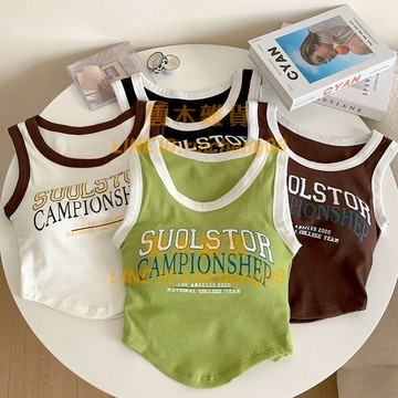 復古美式吊帶胸墊小背心 內搭外穿上衣美背打底學生秋抹胸裹胸背心【雲木雜貨】