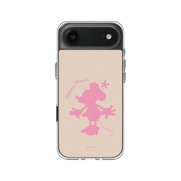 iPhone Air Clear Case（相機按鈕） 透明 - 迪士尼-米奇 Mickey - 米妮 - 剪影版