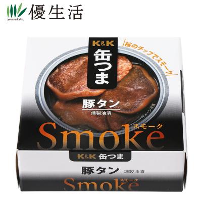 防災 備蓄 おつまみ K＆K 缶つまSmoke 豚タン12缶 送料無料