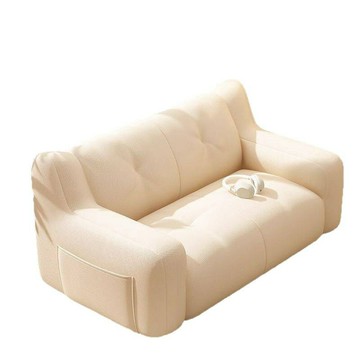 雙人懶人沙發單小戶型可椅臥室小沙發睡窩窩臥室租房沙發躺可布藝【0113103DD】