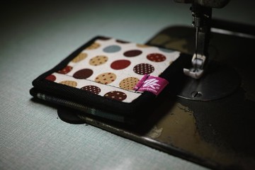 點點簡易型防水皮夾 Polka dots wallet
