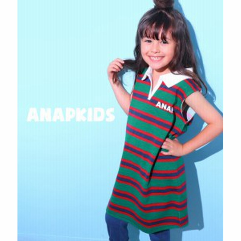 1500円均一 ラガーシャツワンピース Anap Kids アナップキッズ ノースリーブ ワンピース キッズ ミニワンピ 女の子 ノースリ ワンピ 通販 Lineポイント最大1 0 Get Lineショッピング