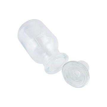 玻璃集氣瓶/秤量瓶 30cc 罐子瓶子 2入 調味料罐 萬用罐 透明瓶 幸運瓶 收納罐 玻璃罐蓋子 儲物罐 玻璃罐  165-GB30