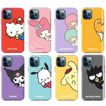 三麗鷗凱蒂貓美樂蒂雙子星庫洛米適用于蘋果iPhone14promax雙層防摔16pro卡通可愛手機殼15promax保護套