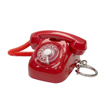 【愛金卡】復古電話-經典紅icash2.0