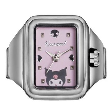 HELLO KITTY 酷洛米 可愛俏皮戒指錶 銀 LK713LWVI-A_20mm